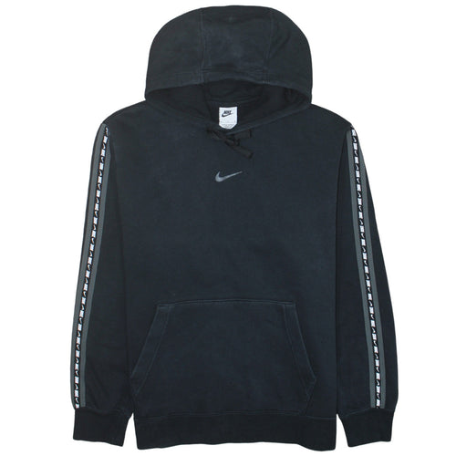Nike Men's Black Pullover Hoodie M Graphic Fleece Sportswear