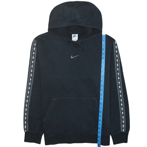 Nike Men's Black Pullover Hoodie M Graphic Fleece Sportswear