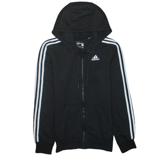 Adidas Men's Black XS Full Zip Hoodie Sport Essentials