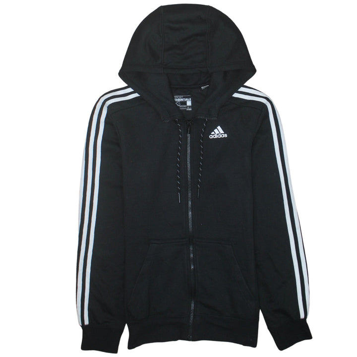 Adidas Men's Black XS Full Zip Hoodie Sport Essentials