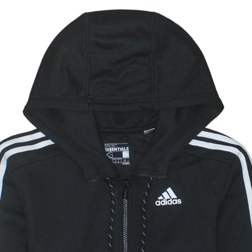 Adidas Men's Black XS Full Zip Hoodie Sport Essentials