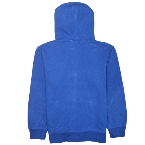 GAP Boys Blue Full Zip Hoodie XL - Logo Fleece Casual Sweatshirt