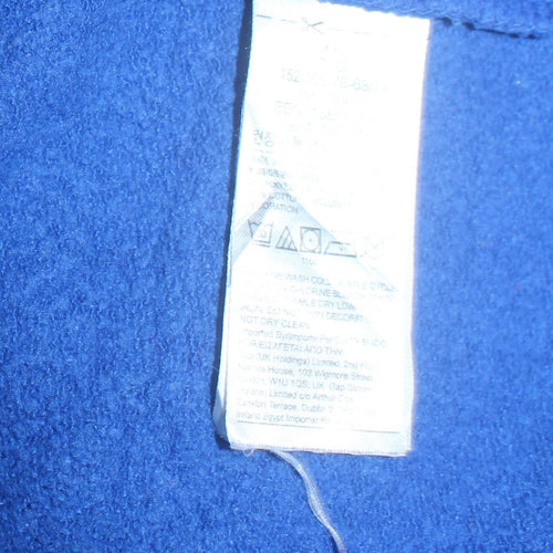 GAP Boys Blue Full Zip Hoodie XL - Logo Fleece Casual Sweatshirt