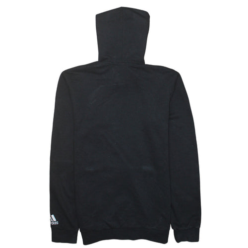 Adidas Men’s Black Small Pullover Hoodie Sweatshirt Logo Fleece