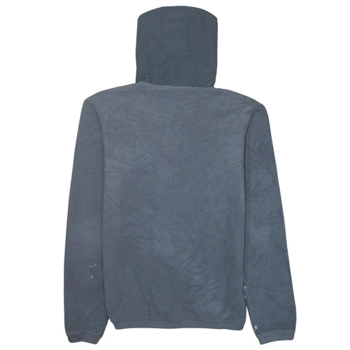 Adidas Mens Grey XS Pullover Fleece 1/2 Zip Hoodie