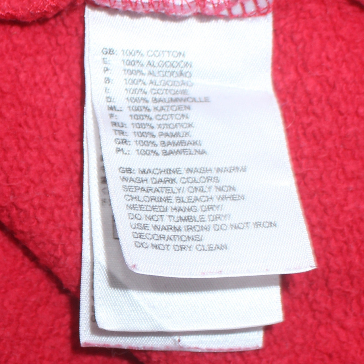 The North Face Men's Red Pullover Hoodie L Logo Print Outdoor Cotton