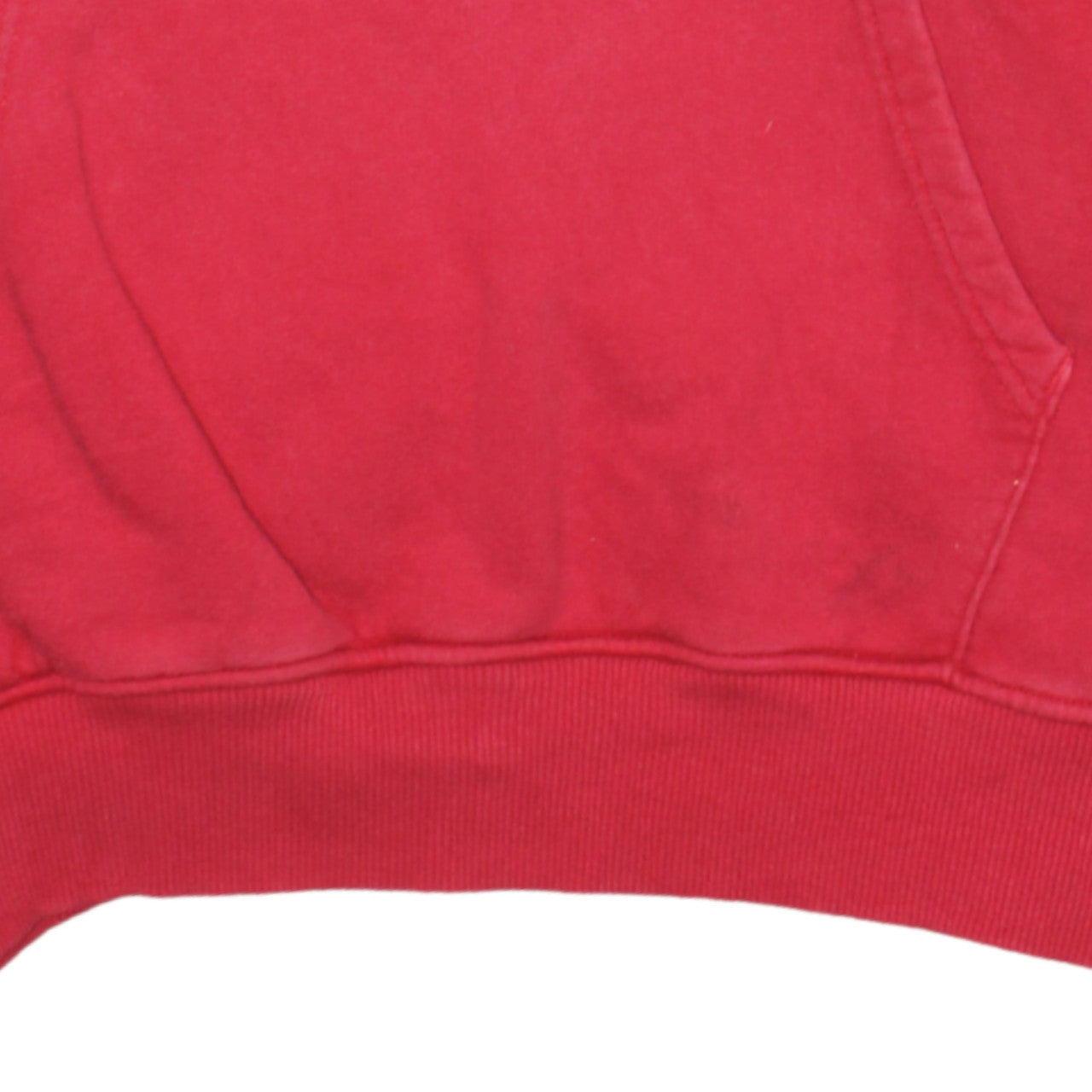The North Face Men's Red Pullover Hoodie L Logo Print Outdoor Cotton