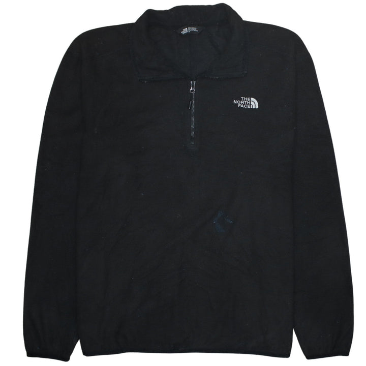 The North Face Mens Black Fleece 1/2 Zip Pullover Sweatshirt L