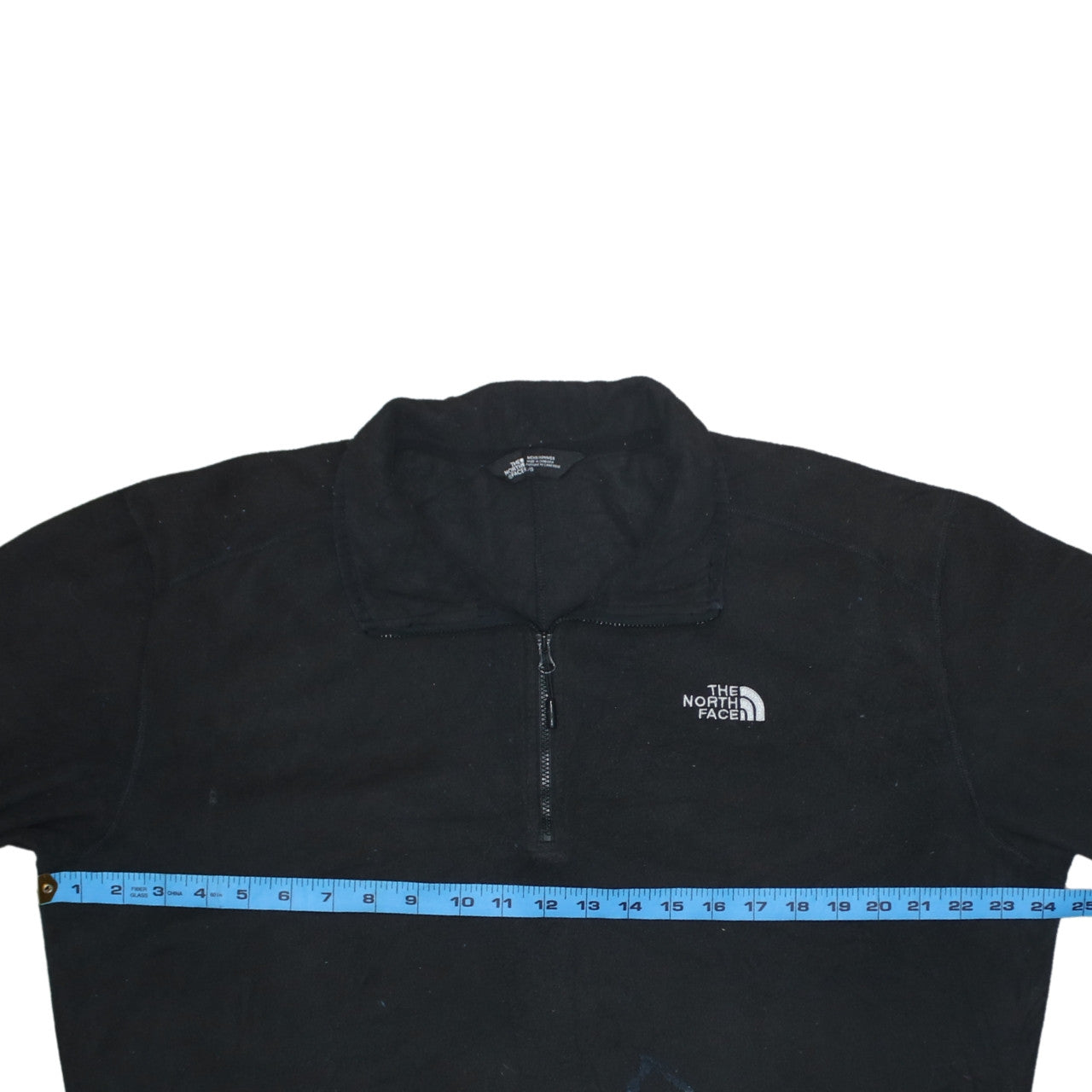 The North Face Mens Black Fleece 1/2 Zip Pullover Sweatshirt L