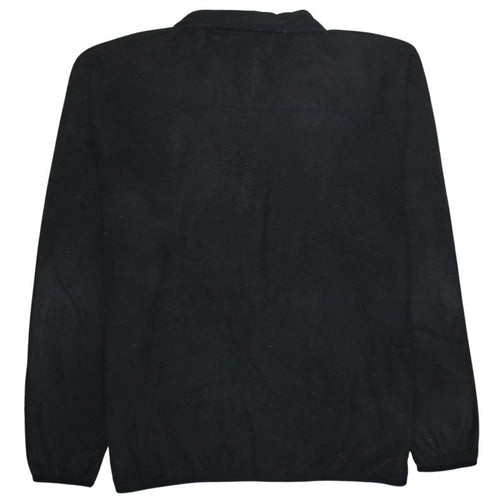 The North Face Mens Black Fleece 1/2 Zip Pullover Sweatshirt L