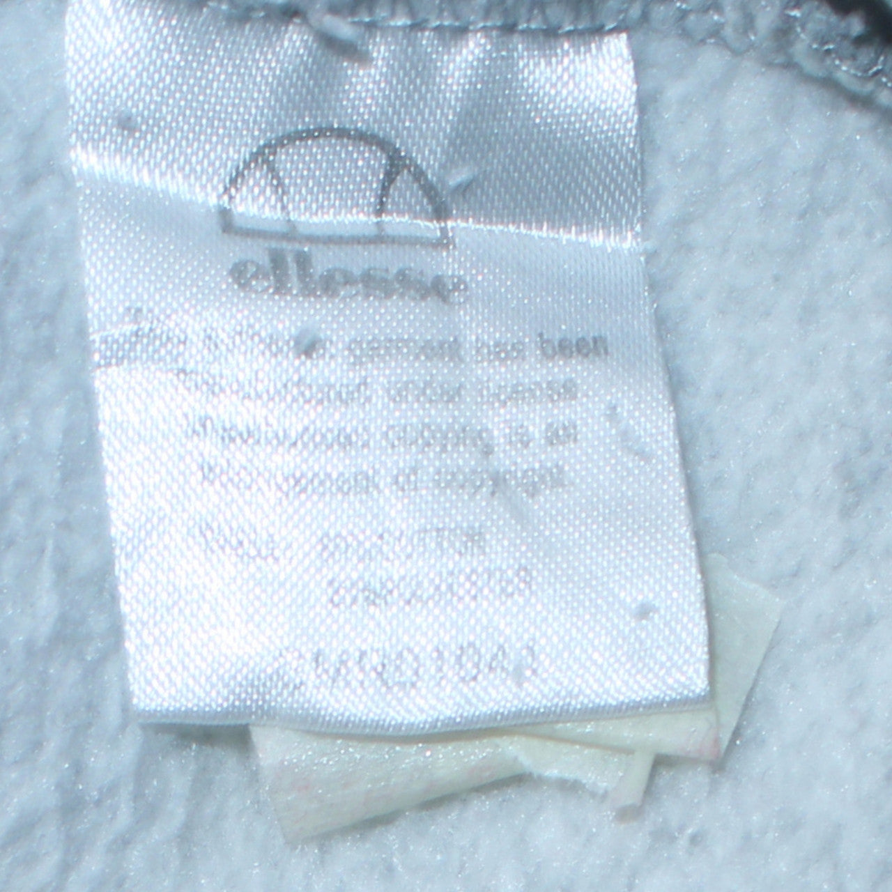 Ellesse Men's Grey Pullover Hoodie L Logo Fleece Sweatshirt