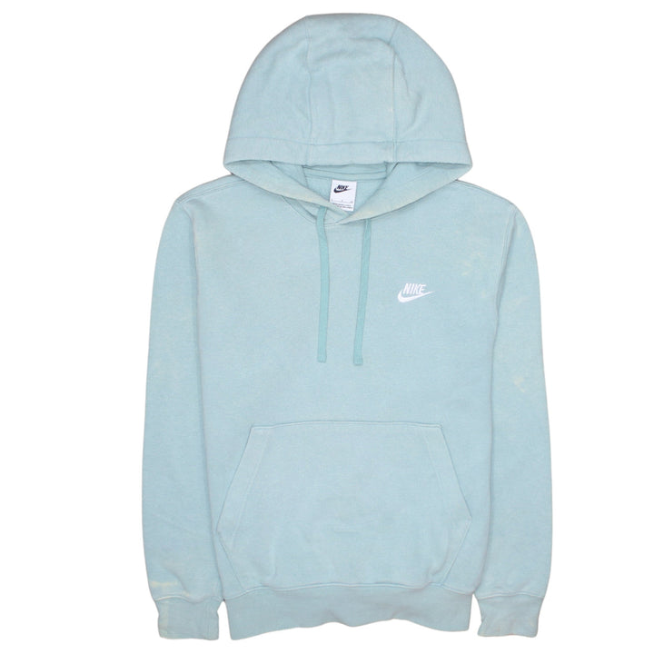 Nike Women's Blue Pullover Hoodie Small Cotton Blend Casual