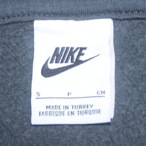 Nike Men's Black Pullover Hoodie S Sports Logo Fleece Sweatshirt