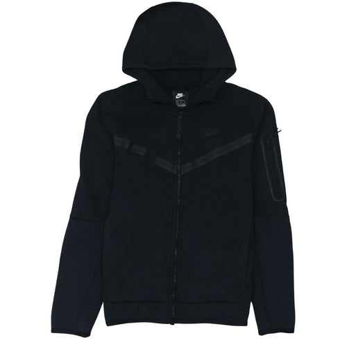 Nike Men's Black Full Zip Hoodie Size S Regular Fit Sportswear