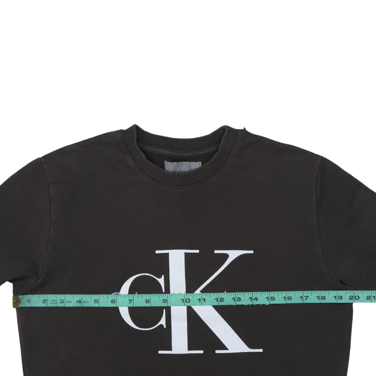 Calvin Klein Jeans Men's Black XS Pullover Logo Sweatshirt