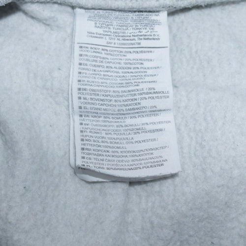 Nike Men's Grey Camo Full Zip Hoodie Small