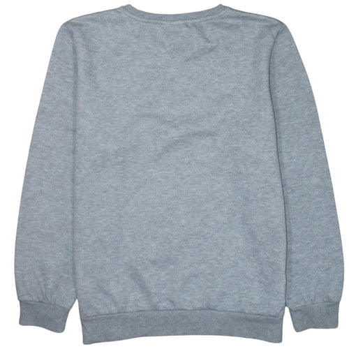 Disney Women's Grey Stitch Christmas Sweatshirt L Long Sleeve Pullover