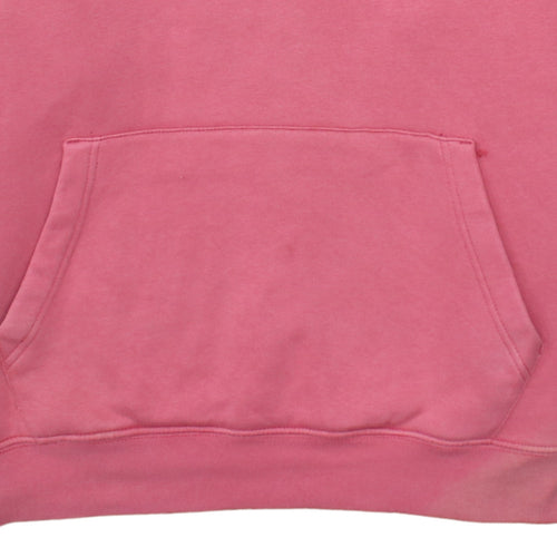 Nike Womens Pink Pullover Hoodie Size L Cotton Blend Casual Sweatshirt