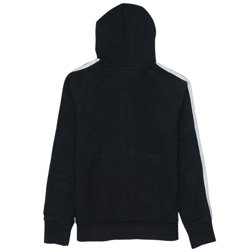 Adidas Boys Black Full Zip Hoodie 11-12 Years Sports Fleece Hooded Jacket