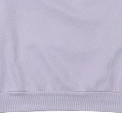 Disney Primark Women Lilac Stitch Sweatshirt L Cotton Blend