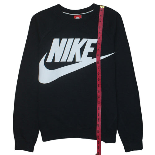 Nike Men's Black Small Pullover Crew Neck Graphic Sweatshirt