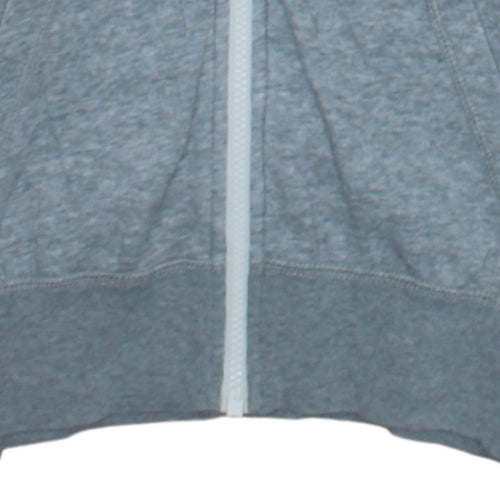 Nike Men's Grey Full Zip Hoodie S Regular Fit Sportswear