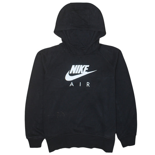 Nike Women’s Black XL Pullover Hoodie Air Logo Raglan Sleeve