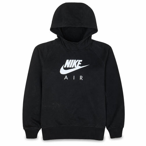 Nike Women’s Black XL Pullover Hoodie Air Logo Raglan Sleeve