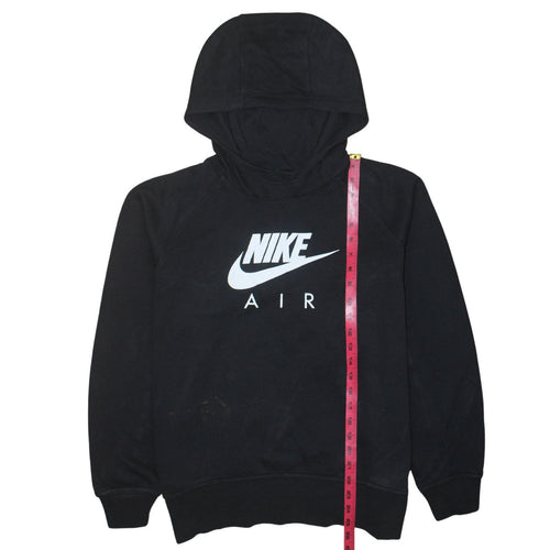 Nike Women’s Black XL Pullover Hoodie Air Logo Raglan Sleeve