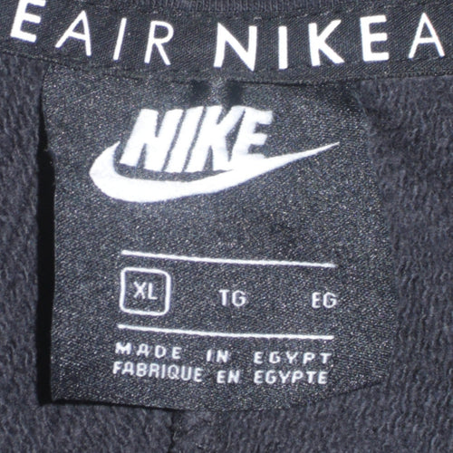 Nike Women’s Black XL Pullover Hoodie Air Logo Raglan Sleeve