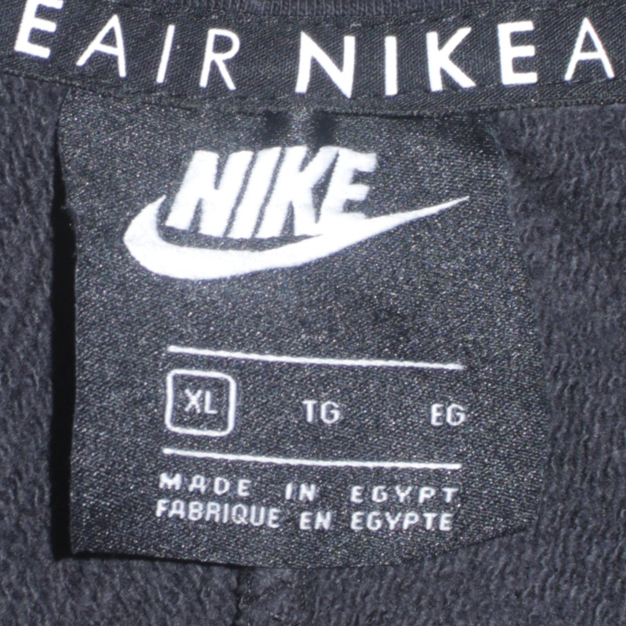 Nike Women’s Black XL Pullover Hoodie Air Logo Raglan Sleeve