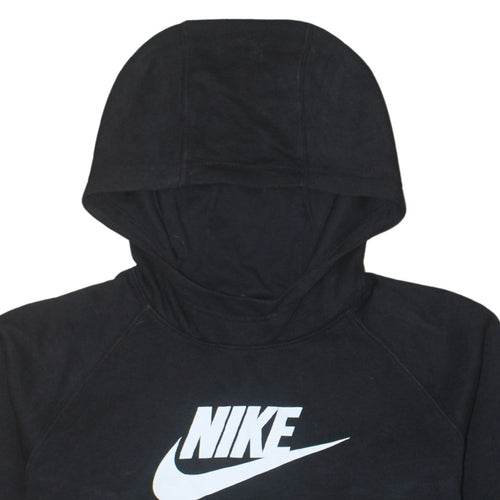 Nike Women’s Black XL Pullover Hoodie Air Logo Raglan Sleeve
