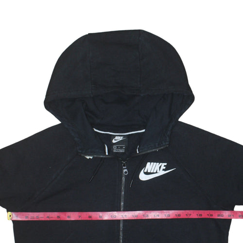Nike Men's Black Full Zip Hoodie Size S Logo Sportswear