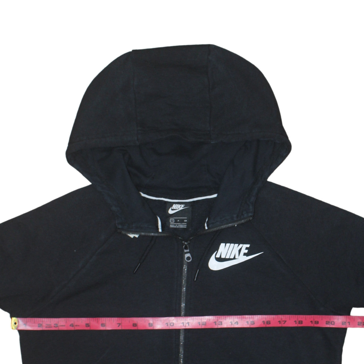 Nike Men's Black Full Zip Hoodie Size S Logo Sportswear