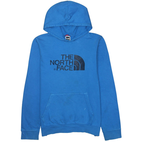 The North Face Boys Blue XL Pullover Hoodie Cotton Fleece Sweatshirt