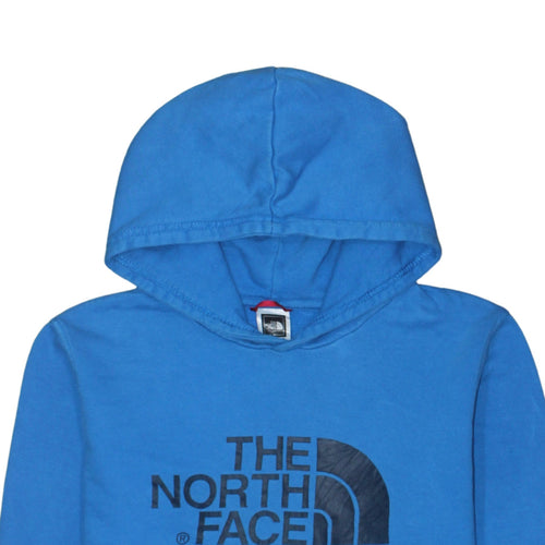 The North Face Boys Blue XL Pullover Hoodie Cotton Fleece Sweatshirt
