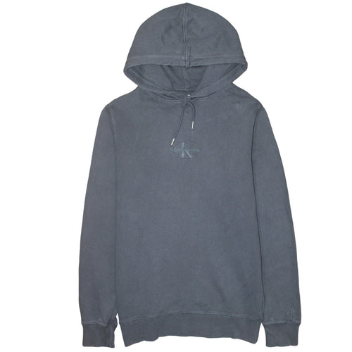 Calvin Klein Jeans Men's Grey Pullover Hoodie Size S Cotton Blend