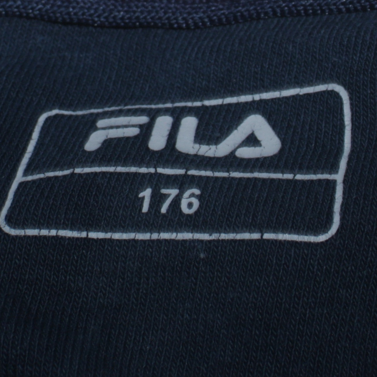 Fila Boys Blue Pullover Hoodie 176 Logo Graphic Cotton Blend Sweatshirt