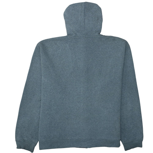 Timberland Men's Grey Full Zip Logo Hoodie XL Regular Fit