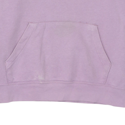 Nike Womens Purple Classic Pullover Hoodie Size L Cotton Blend