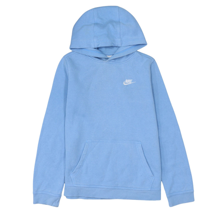 Nike Boys Blue Pullover Hoodie XL Fleece Cotton Blend Casual Sweatshirt