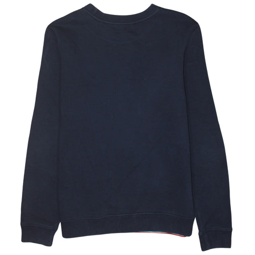 Tommy Hilfiger Men's Blue Graphic Logo Pullover Sweatshirt S