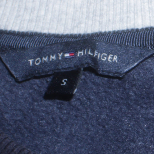 Tommy Hilfiger Men's Blue Graphic Logo Pullover Sweatshirt S