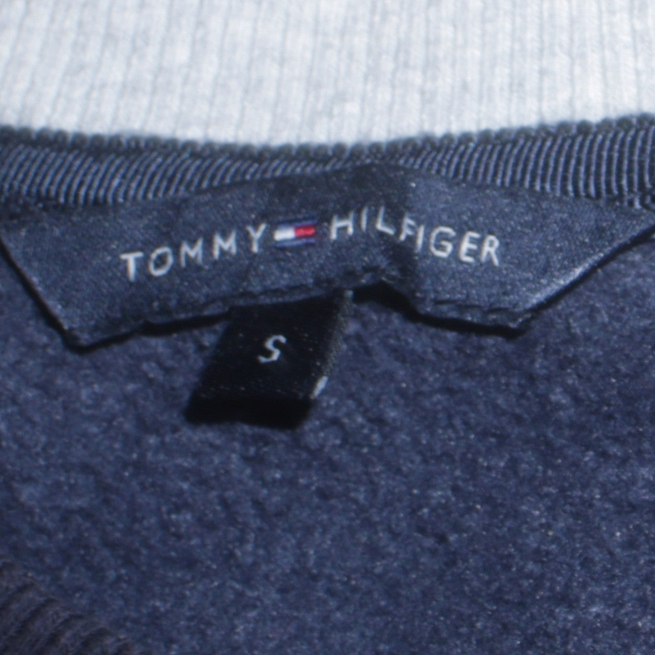 Tommy Hilfiger Men's Blue Graphic Logo Pullover Sweatshirt S