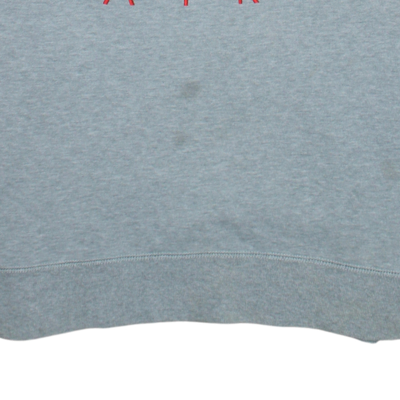 Nike Men Grey Pullover Sweatshirt L Crew Neck Logo Fleece Jumper