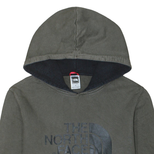 The North Face Men's Green Pullover Hoodie Size S Outdoor Fleece