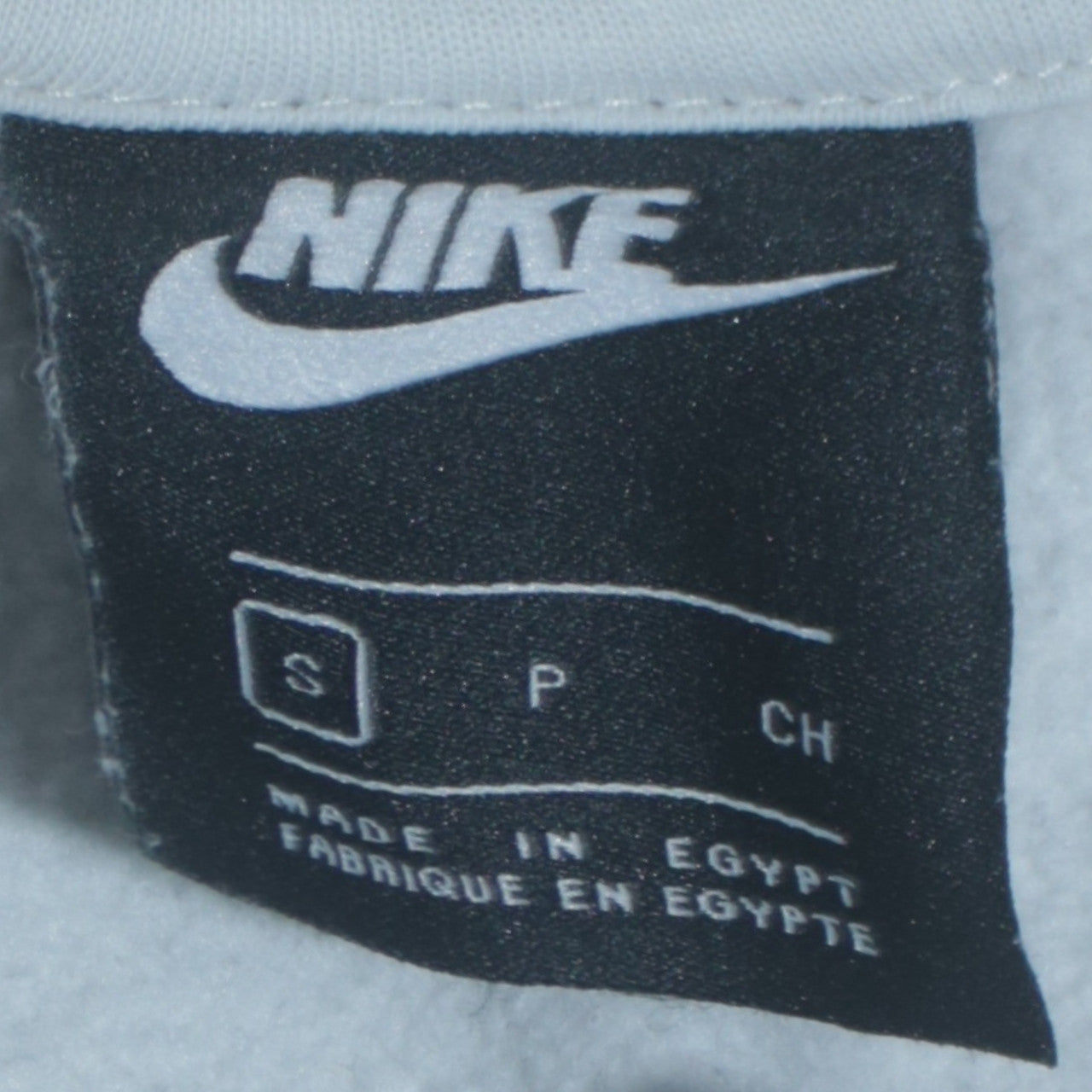 Nike Men's Beige Check Pullover Hoodie Size S