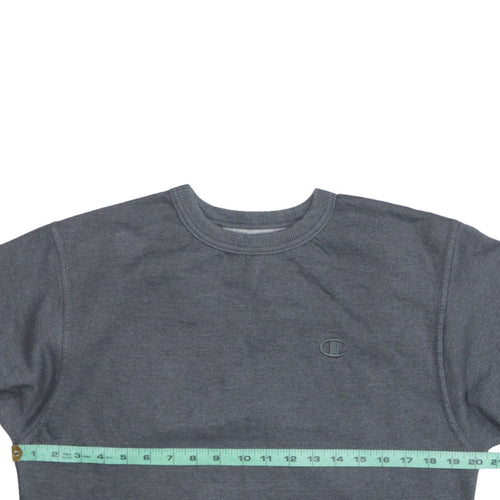 Champion Men's Grey Small Pullover Crew Neck Sweatshirt