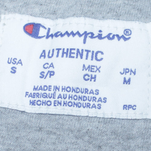 Champion Men's Grey Small Pullover Crew Neck Sweatshirt