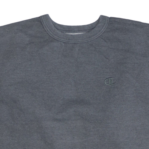 Champion Men's Grey Small Pullover Crew Neck Sweatshirt